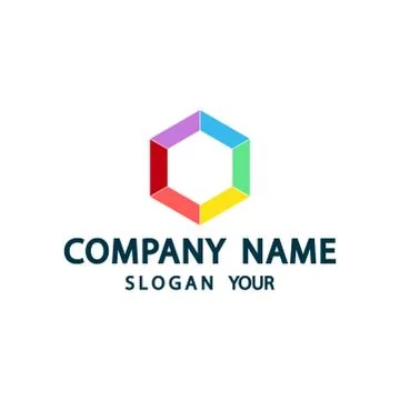 Abstract logo company.Corporate design element.vector illustrator Stock Illustration