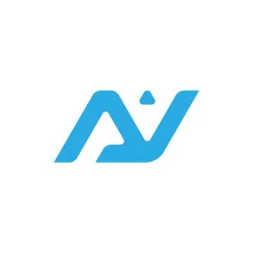 Abstract logo design about AY A Y Letter in vector illustration. Stock Illustration