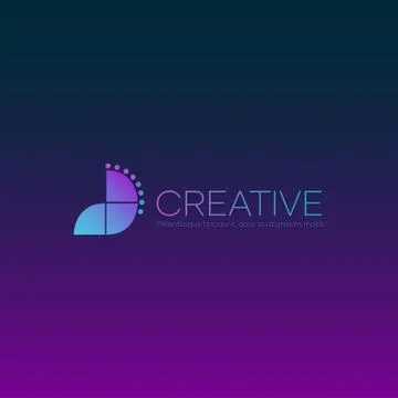Abstract logo design creative, logo design abstract art Illustrazione stock