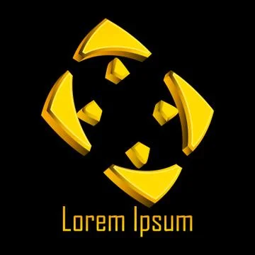 Abstract logo design Stock Illustration