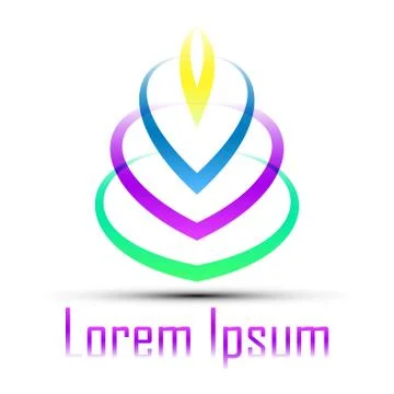 Abstract logo design Stock Illustration