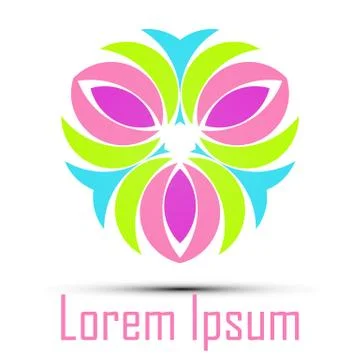 Abstract logo design Stock Illustration