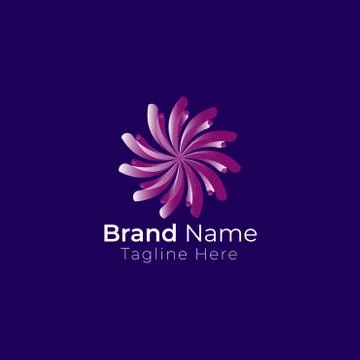 Abstract Logo design Illustrazione stock