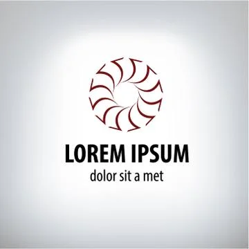 Abstract logo design template Stock Illustration