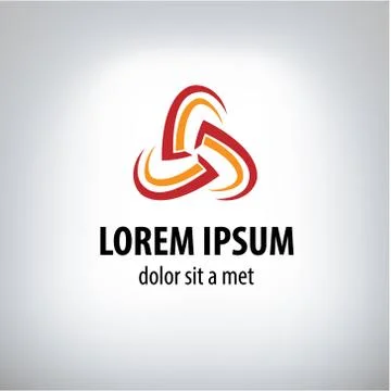 Abstract logo design template Stock Illustration