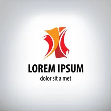 Abstract logo design template Stock Illustration