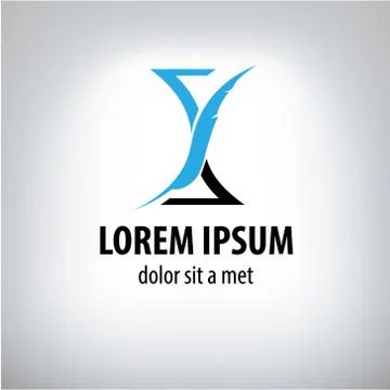 Abstract logo design template Stock Illustration