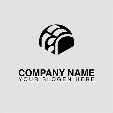 Abstract logo design unique modern company logo branding identity professional Stock Illustration