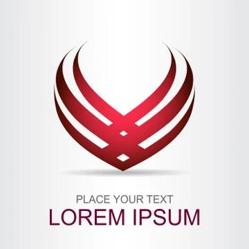 Abstract logo in the form of spheres. Stock Illustration