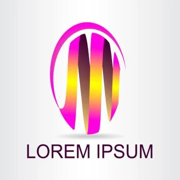 Abstract logo in the form of spheres. Stock Illustration