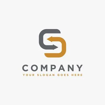 Abstract logo icon design of trading S letter Stock Illustration