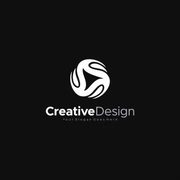 Abstract Logo Icon Logo Template Design Vector, Emblem, Design Concept, Creat Stock Illustration