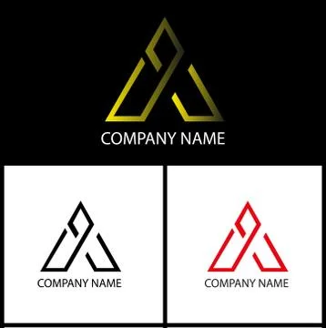 Abstract A Logo Stock Illustration