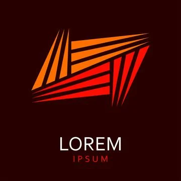 Abstract logo Illustrazione stock