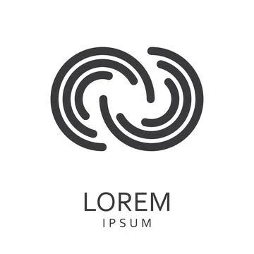 Abstract logo Illustrazione stock