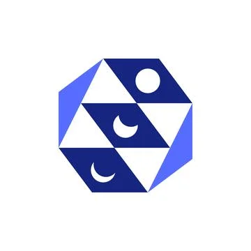Abstract logo Illustrazione stock