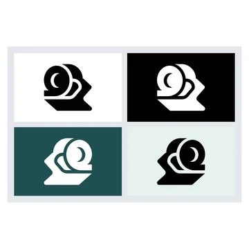 Abstract Logo Letter Q Monogram Design Set Stock Illustration