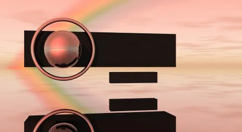 Abstract logo object Stock Illustration