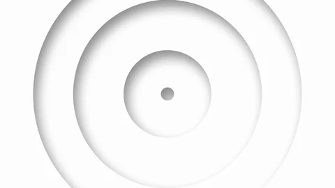 Abstract logo promo pattern of circles with the effect of displacement white  Stock Footage 128962780