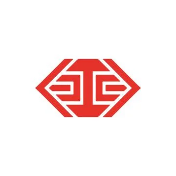 Abstract logo, simple use, can be used for games and places Stock Illustration