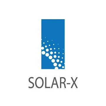 Abstract logo with sun and rays. Stock Illustration