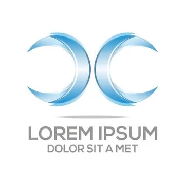 Abstract Logo Symbol Element Logo Template Business Vector Stock Illustration