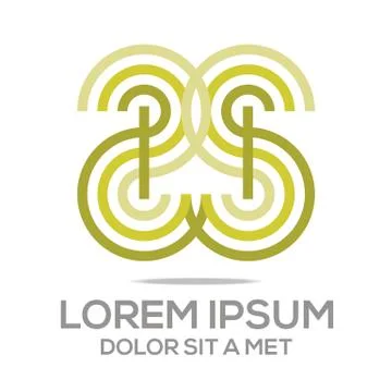 Abstract Logo Symbol Element Logo Template Business Vector Illustrazione stock