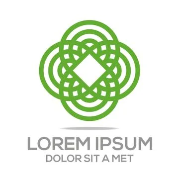 Abstract Logo Symbol Element Logo Template Business Vector Stock Illustration