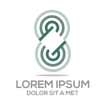 Abstract Logo Symbol Element Logo Template Business Vector Stock Illustration