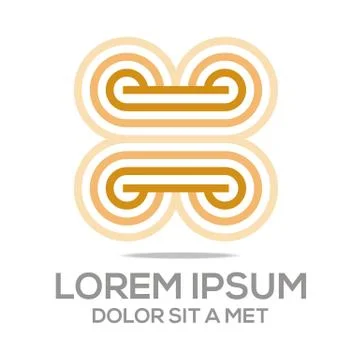 Abstract Logo Symbol Element Logo Template Business Vector Illustrazione stock