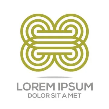 Abstract Logo Symbol Element Logo Template Business Vector Stock Illustration