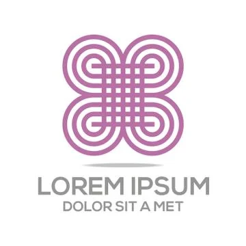 Abstract Logo Symbol Element Logo Template Business Vector Stock Illustration