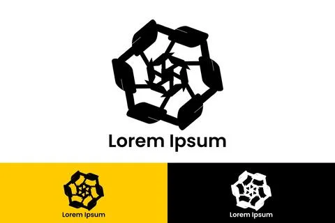 Abstract logo template Stockillustratie