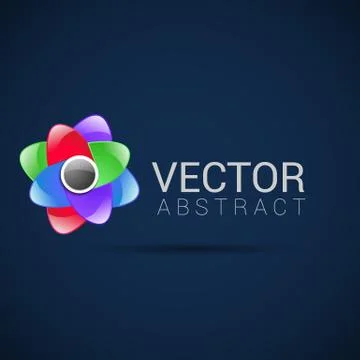 Abstract Logo template set. Icons for any type of business Stock Illustration