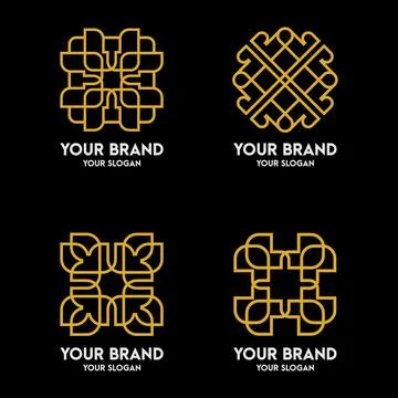 Abstract Logo Template Vector Stock Illustration