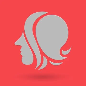Abstract logo vector design template, Women icon. Stock Illustration