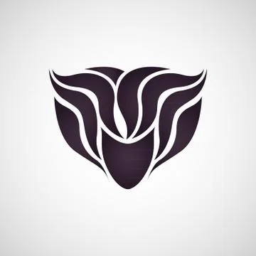 Abstract logo vector design template, Women icon. Stock Illustration