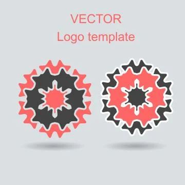 Abstract logo vector design template Stock Illustration