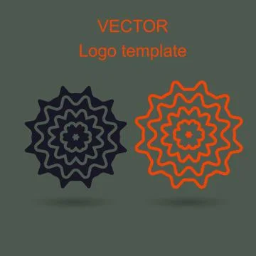 Abstract logo vector design template Stock Illustration