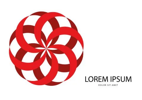 Abstract logo in vector format Stock Illustration