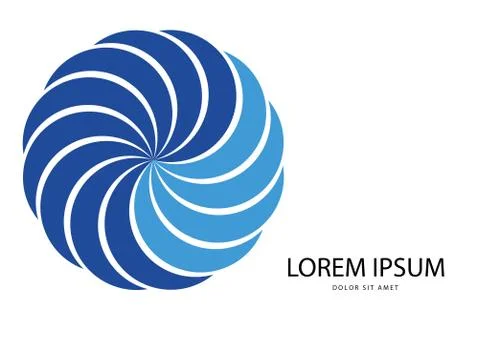 Abstract logo in vector format. Stock Illustration