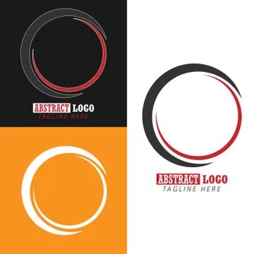 Abstract logo. Vector illustration for a logo, sticker, or emblem Stock Illustration