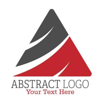 Abstract logo. Vector illustration for a logo, sticker, or emblem Stock Illustration