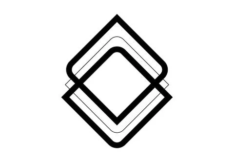 Abstract logo on white Stock Illustration