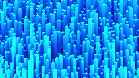 Abstract Long blocks Stock Footage 345530581