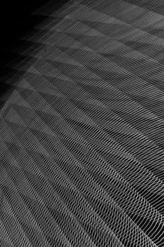 Abstract long exposure blurred light lines black and white background. Geometric Stock-Illustration