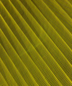 Abstract long exposure blurred light lines black and yellow background Stock-Illustration