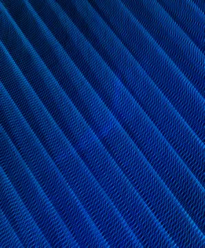 Abstract long exposure blurred light lines black and blue background. Geometric Stock-Illustration