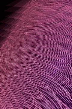 Abstract long exposure blurred light lines black and pink background. Geometric Stock-Illustration
