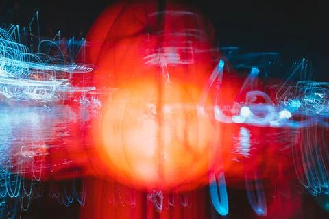 Abstract Long Exposure (Lantern) Stock Photos